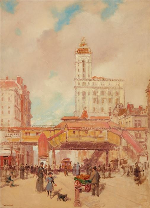 Paul Cornoyer, Third Avenue, New York, n.d. 